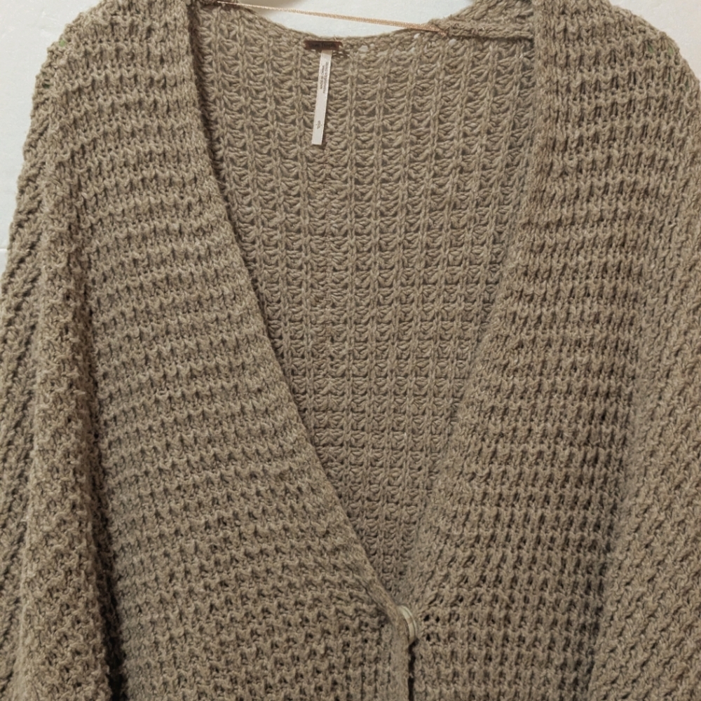 Women's Free People Boho Hippie Cardigan - Picture 6 of 7